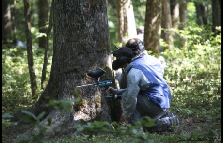 Joueur Paintball duo