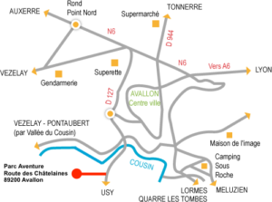 plan parc Avallon