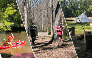 canoë / paintball
