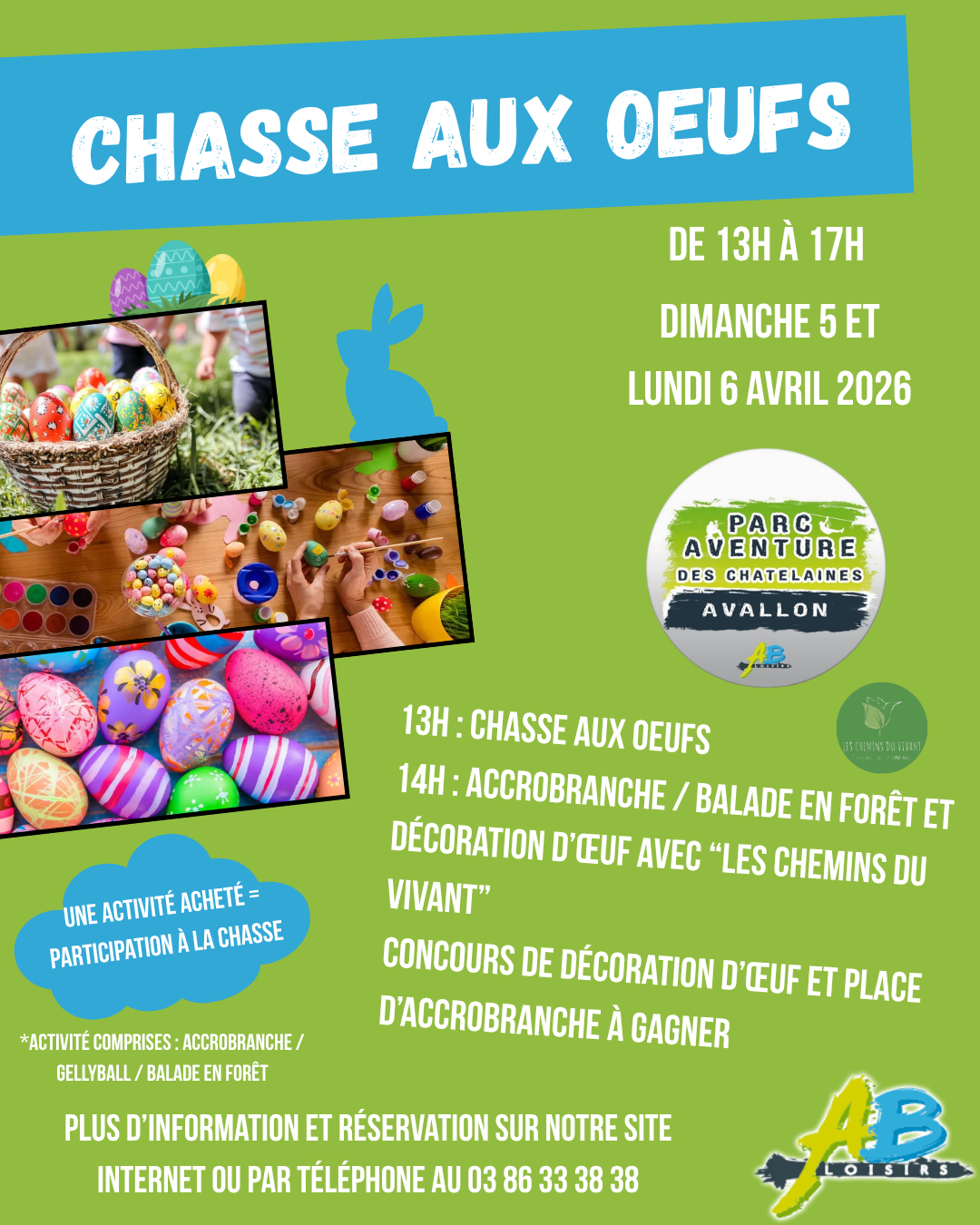 Chasse aux oeufs Pâques